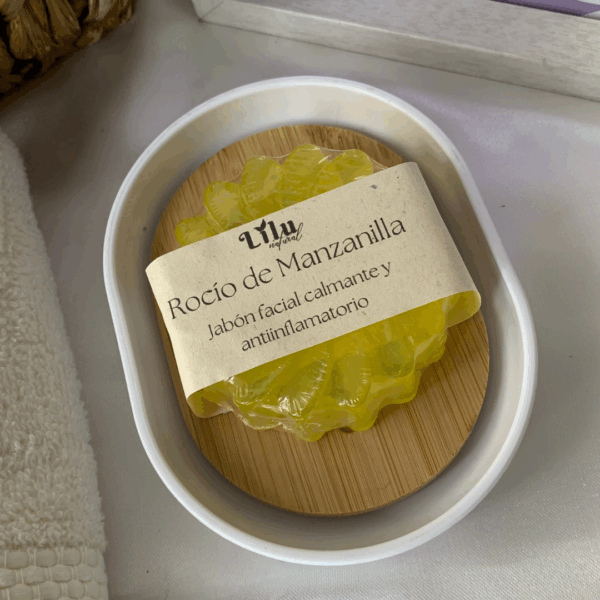Jabón facial calmante y antiinflamatorio| Rocío de Manzanilla