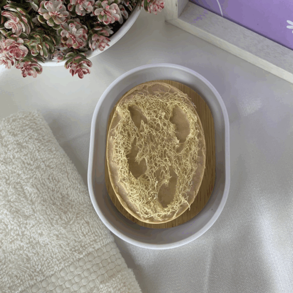 Jabón Exfoliante corporal de chocolate | Luffa Cacao Bliss