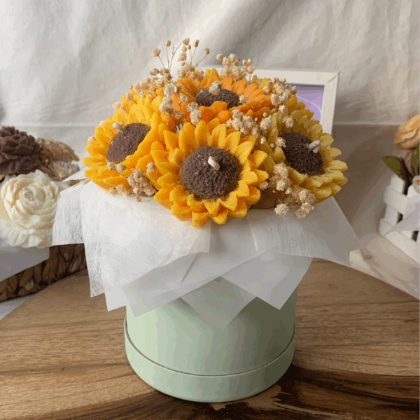 Bouquet de flores en vela | GIRASOLES