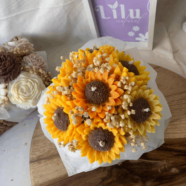 Bouquet de flores en vela | GIRASOLES