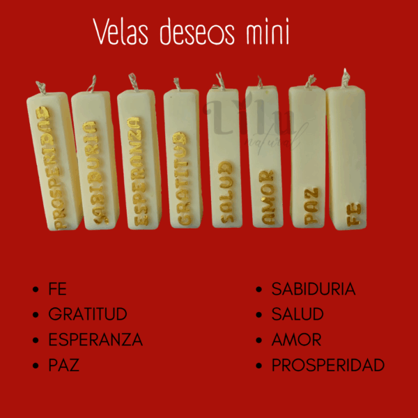 CAJA DE DESEOS |  8 DESEOS VELAS MINI