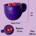 Vela Sabores del Alma | Taza de Colada morada