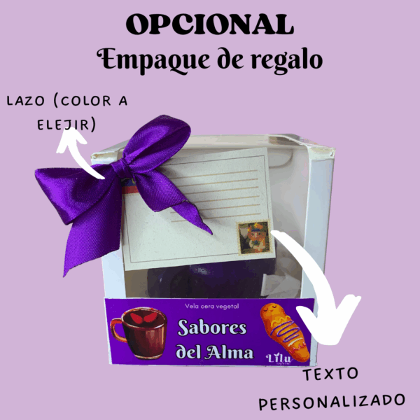 Vela Sabores del Alma | Taza de Colada morada