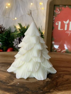 VELA NAVIDEÑA | ARBOL CON HOJITAS