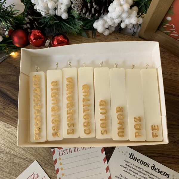 CAJA DE DESEOS |  8 DESEOS VELAS MINI