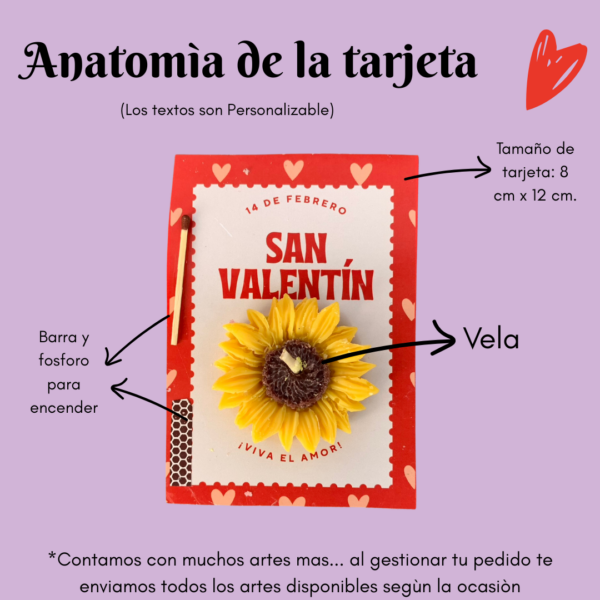 Souvenir tarjeta | Girasol