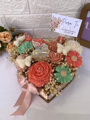 Bouquet de flores en vela  | Corazón mio