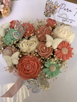 Bouquet de flores en vela  | Corazón mio