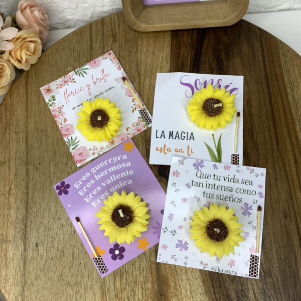 Souvenir tarjeta | Girasol