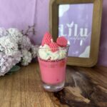 Vela postre Vaso mini | Fresas con crema