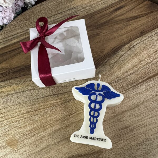 Vela | Caduceo Personalizada