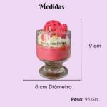 Vela postre | Copa Fresa con crema