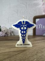 Vela | Caduceo Personalizada