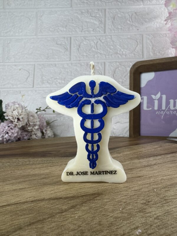 Vela | Caduceo Personalizada