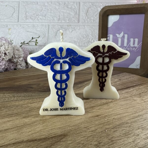 Vela | Caduceo Personalizada