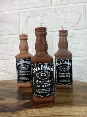 Vela | Botella de Whisky Inspiración Jack Daniel's