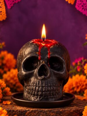 Vela | Calavera color interno