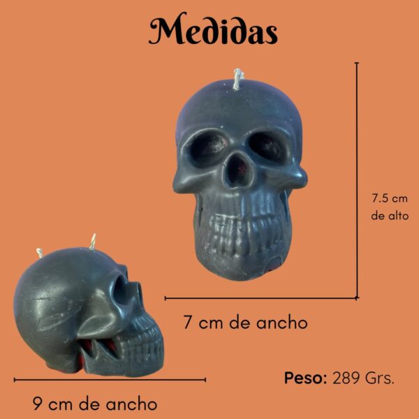 Vela | Calavera color interno